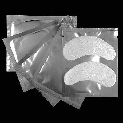 500 Pairs Comfy Curve Thin Eye Gel Pads Lint Free Patch For Eyelash Extension